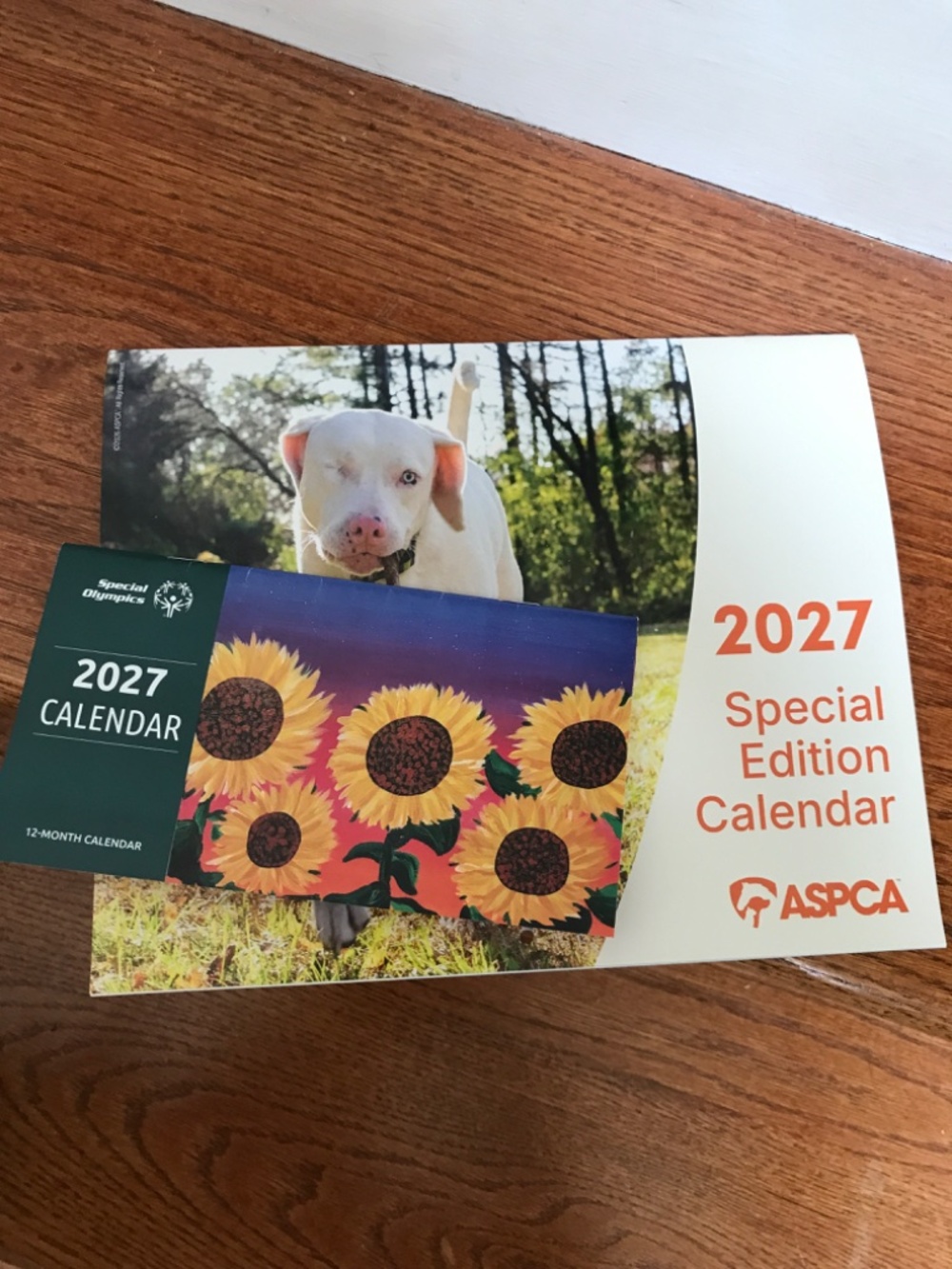 Animals 2027 Wall Calendar with BONUS 2027 pocket and 2026 calendars
